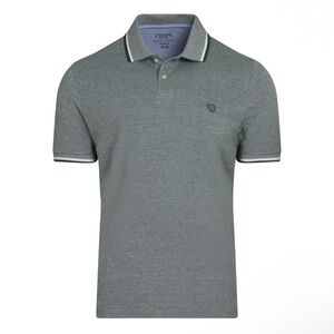 Chaps Men's XL Stretch Cotton Polo Shirt Short Sleeve Green Classic Fit NWT